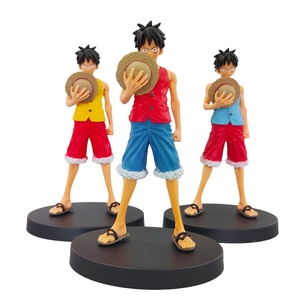 Mercancía de Anime del País de Wano, Figura Decorativa de PVC de <span class=keywords><strong>Luffy</strong></span> con Sombrero de Paja, Diseño en Caja, Temática de Películas y TV, 14 cm, Venta al Por Mayor - Product Image 3