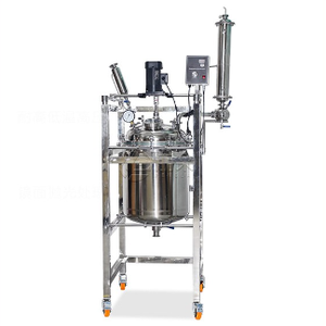 เครื่องปฏิกรณ์ตกผลึกเคมี100L พร้อมแจ็กเก็ตสแตนเลสสำหรับอุตสาหกรรมน้ำมัน - Product Image 5