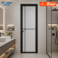 Puerta Interior de Aluminio de Perfil Delgado Minimalista Yomoga con Vidrio y Envío Rápido