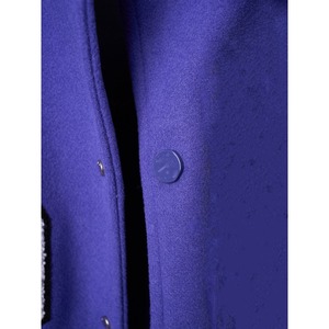 Chaqueta Varsity Vuitton Morada con Bordado de Grafiti Louis L V para Hombre, Chaqueta Bomber - Product Image 3