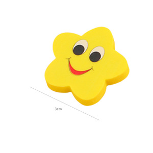 Promotional Fancy School Supply <b>Custom</b> Pattern Stat Yellow <b>Pencil</b> Eraser Wide Use <b>Custom</b> Pattern Eraser - Product Image 1