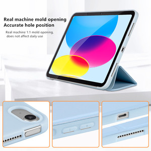 <span class=keywords><strong>Coque</strong></span> Étui Housse pour Tablette Intelligent en Gros en Cuir PU Luxe <span class=keywords><strong>Silicone</strong></span> TPU pour <span class=keywords><strong>iPad</strong></span> 10ème Génération 2022 (10,9 pouces) et <span class=keywords><strong>iPad</strong></span> 11ème Génération 2025 (A16) - Product Image 3