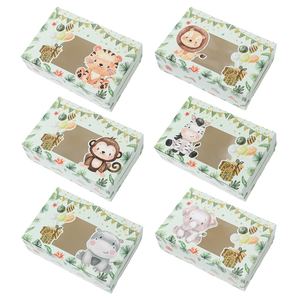 Autocollant <span class=keywords><strong>de</strong></span> fenêtre sur le thème des animaux <span class=keywords><strong>de</strong></span> la jungle pour la fête d'anniversaire des enfants pour l'emballage <span class=keywords><strong>de</strong></span> boîte à bonbons <span class=keywords><strong>de</strong></span> mariage décorations <span class=keywords><strong>de</strong></span> fête d'anniversaire - Product Image 5