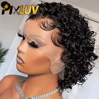 Wig Bob Pendek Rambut Manusia Virgin Grosir, Keriting, Tanpa Lem, Kepadatan 300%, Tidak Kusut, Tidak Rontok, Untuk Wanita Kulit Hitam
