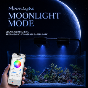 Lámpara LED para <span class=keywords><strong>Acuario</strong></span> <span class=keywords><strong>Marino</strong></span> de Espectro Completo AIPAI Serie A8 III A8SE A8 Pro, Control por WiFi y Aplicación, Modo <span class=keywords><strong>Luz</strong></span> de Luna para Corales SPS y LPS - Product Image 4