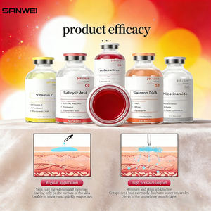 Sérum OEM Jet Peel à l'acide hyaluronique, peptides de cuivre et collagène pour éclaircir la peau, lutter contre le vieillissement, hydrater, illuminer et rajeunir - Product Image 3