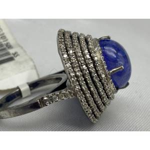Nuevo Anillo de Tanzanita de Lujo Más Vendido, Plata de Ley 925, Regalo para Fiestas, Bodas, Compromisos, Ceremonias Religiosas y Eventos - Product Image 3