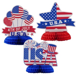 12/S Nguồn cung cấp bên thứ 4 của <span class=keywords><strong>July</strong></span> USA quốc gia ngày Đảng trang trí Kit Đèn Lồng Giấy Fan Garland biểu ngữ cho Đảng trang trí - Product Image 3