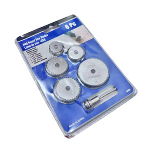 Hss Round Saw Blades 6 <b>Pc</b> Set 22mm 32mm 35mm 44mm 50mm For Electric Drill Woodworking Cutting Discs - Product Image 3