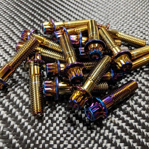 Assemblage de roues en usine, 3 pièces, <span class=keywords><strong>jante</strong></span> fendue, boulon de bride à 12 points pour <span class=keywords><strong>BBS</strong></span> RS <span class=keywords><strong>RF</strong></span> OZ - Product Image 2