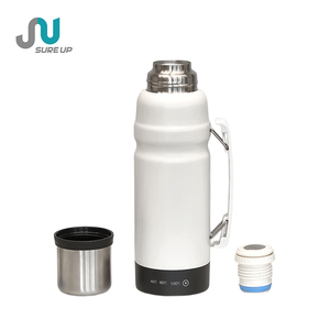 Thermos électrique 1L avec contrôle de température à 3 niveaux, double paroi en acier inoxydable, bouteille d'eau thermique portable avec poignée - Product Image 4