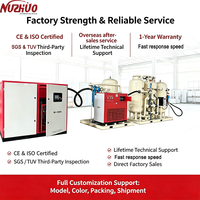 Générateur d'oxygène mobile compact monté sur châssis NUZHUO NEW GAS, conception compacte, générateur d'oxygène médical PSA, usine d'oxygène O2, 50 m3/h, CE ISO TUV