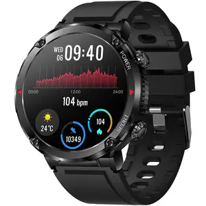 2023 nova T30 Smartwatch Rodada 1.6 Inch Tela Bt Chamada Esporte montre relogio reloj inteligente Android Relógio Inteligente