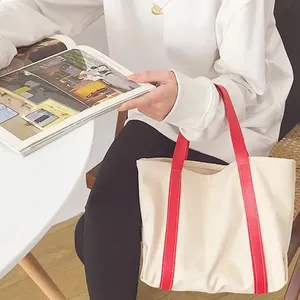 Hot Sell Custom Logo Shopping <b>Bag</b> Oversized Large Capacity Cotton <b>Canvas</b> <b>Tote</b> <b>Bag</b> - Product Image 2