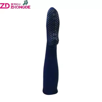 Chaussettes antidérapantes personnalisées de marque Designer pour hommes au genou à haute compression pour le football de football