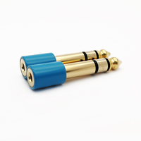 Adaptateur Jack Stéréo TRS OEM 6,35 mm (1/4 pouce) vers 3,5 mm (1/8 pouce) en Cuivre Pur Doré – Convertisseur Audio Mâle vers Femelle – Direct Usine