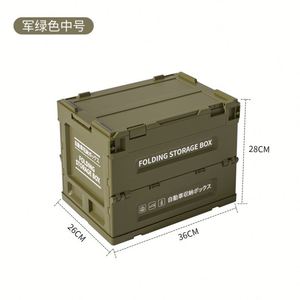 Upgraded PP Material Folding <b>Storage</b> <b>Box</b> Large Capacity Heavy Duty Outdoor <b>Camping</b> Organizer for Car Trunk - Product Image 6