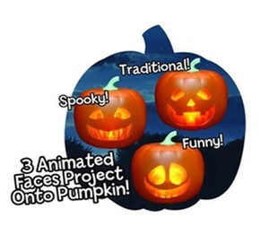 Halloween Flash Parler Animé animé Citrouille Lampe De Projection pour La Fête À La Maison 16x16x16cm pour Halloween - Product Image 6