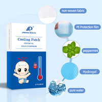 Patch de refroidissement corporel en gel, personnalisé avec logo OEM, certifié ISO, pour le soulagement des maux de tête et la protection contre la chaleur estivale – Vente en gros