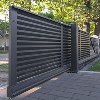 Aluminium draaipoort en schuifpoort, elektrische automatische opritpoort, op maat gemaakt