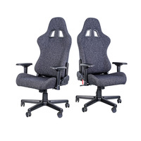 Chaise moderne confortable en cuir PU de haute qualité avec support pour lunettes, réglable, avec logo personnalisable pour les joueurs sur PC