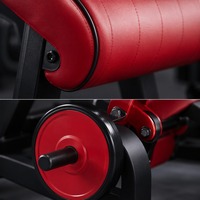 Machine à flexions des jambes à genoux allongés, équipement de gym commercial pour l'entraînement des muscles des ischio-jambiers et des fessiers