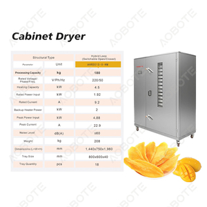 Máquina <span class=keywords><strong>de</strong></span> Secado Industrial <span class=keywords><strong>de</strong></span> Mango a Precio Competitivo, Gabinete con Bandejas para Especias, Hierbas, Vegetales, Frutas, <span class=keywords><strong>Mariscos</strong></span> y Alimentos - Product Image 3