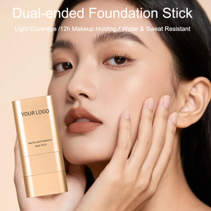 OEM ODM Custom Logo High Quality <strong>Concealer</strong> Foundation Balm Stick Base Face Makeup With Luxury Gold Packaging And Brush - Product Image 3