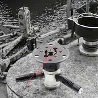 KEDES DJ-3 Vente Chaude Personnalisée OEM Outil Pneumatique Portable en Alliage d'Aluminium et Acier Inoxydable pour le Chanfreinage et le Biseautage de Pièces Marines