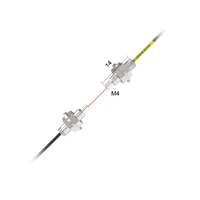 Senpum M6 R2 Tête de capteur à fibre numérique Détection d'objet à travers l'amplificateur à fibre de faisceau Sonde de capteur optique pour FU-71Z