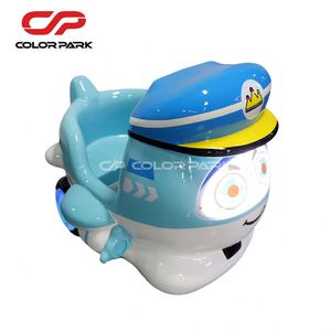 Máquina de Juego de Autos Columpio de Fibra de Vidrio para Niños, Operada con Monedas, Colorida, para Parques - Product Image 4