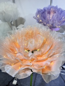 Ouverture et fermeture automatiques voile de clair de lune 80cm fleurs de mariage intelligentes pour décoration de magasin d'hôtel mariage - Product Image 5