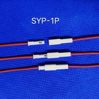 Kabel Terminal JST SYP1P2P3P Putih Berbahan PVC, Konektor Tunggal Jantan-Betina untuk Lampu LED, Mainan, Sambungan Baterai, Mesin