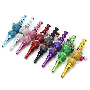 Accessoires de embouchures buccales portables en gros : Embouchure buccale originale en acier inoxydable décorée de bijoux - Product Image 2