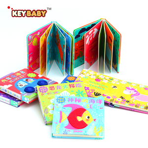 Venta al por mayor de libros de cuentos en inglés personalizados <span class=keywords><strong>para</strong></span> niños, juego de libros suaves de aprendizaje con impresión completa - Product Image 2