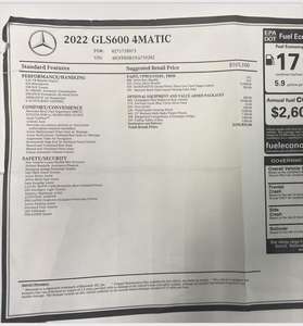 Mercedes-Benz Maybach <span class=keywords><strong>GLS</strong></span> <span class=keywords><strong>GLS</strong></span> <span class=keywords><strong>600</strong></span> 4dr SUV AWD <span class=keywords><strong>2022</strong></span> Usado en Buen Estado - Product Image 6