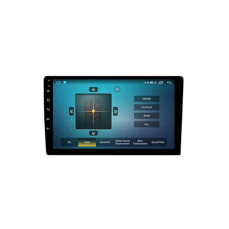 Giá tốt nhất Android 2 DIN Car DVD Player 9 và 10 inch 6 + 128GB màn hình cảm ứng đài phát thanh xe GPS navigation với Carplay