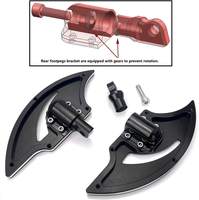 Pour Harley FLHTKL Road King Ultra classique plancher bas noir conducteur passager marchepieds pour FLHR moto édition limitée