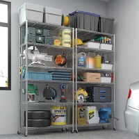 Étagères en fil métallique chromé à 6 niveaux, démontables, pour four à micro-ondes, chariot de rangement pour accessoires de cuisine, sortie d'usine