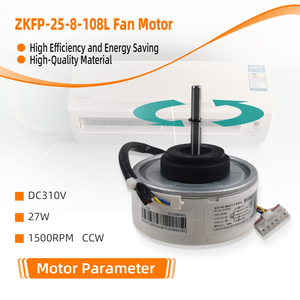 ZKFP-25-8-108L Innen lüfter motor RD-310-25-8A(AL) DB31-00636A DC310V 1500RPM 27W CCW ECL 8Ploes Klimaanlage Teile - Product Image 3
