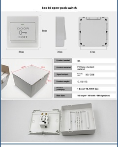 Factory Price PE6 Sensor Emergency Alarm <strong>Switch</strong> Key Access Control Wiegand Alarm Call <strong>Exit</strong> Access Control <strong>Button</strong> - Product Image 4