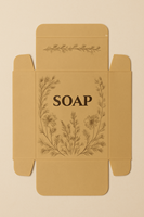 Scatola per sapone in carta kraft con logo personalizzato, confezione di lusso con cassetto scorrevole per burro corpo fatto a mano