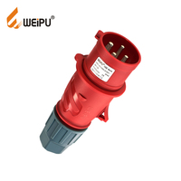 Connecteur électrique industriel standard CEE IP44 16A 2P+E 3 pôles 4 pôles 5 pôles fabriqué en Chine