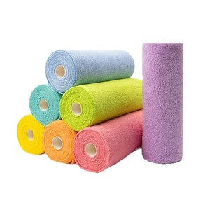 Serviette de cuisine en microfibre rectangulaire, couleur unie, absorbante, multi-usages, pour nettoyer les casseroles et les poêles - Product Image 2