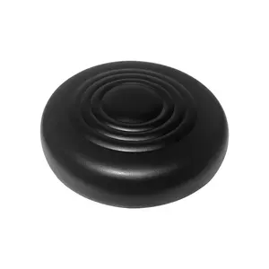 Generic Replace Round Chair Seat Top Sleeve Bar Stool Cover Soft Leather Black