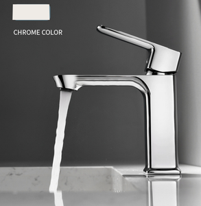 Phòng Tắm Phong Cách Hiện Đại <span class=keywords><strong>Chrome</strong></span> Ba Lan xử lý duy nhất lỗ boong núi nóng lạnh nước rắn brass lưu vực bồn rửa tap <span class=keywords><strong>Mixer</strong></span> vòi nước - Product Image 2