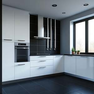 Gabinete de Cocina Moderno de Madera Maciza Modular Personalizado de Lujo - Marca OE HOME Diseño Completo de Almacenamiento Completo - Product Image 6