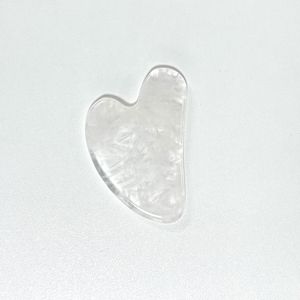 Tabla de Guasha de Jade Cristalino Blanco Transparente para la Cara - Product Image 1