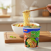OEM Private Label Multi-flavor Non-Spicy Fried Instant Noodles Cup Bulk Supply for Supermarket Convenience Store Distribution