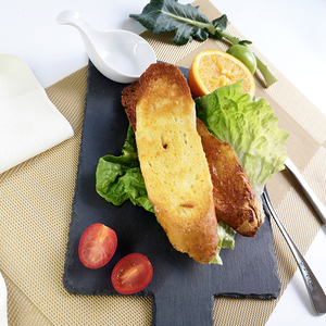 Noir <span class=keywords><strong>ardoise</strong></span> <span class=keywords><strong>plaque</strong></span> de service alimentaire, plaques de pierre dîner noir <span class=keywords><strong>ardoise</strong></span> avec poignées <span class=keywords><strong>pour</strong></span> le dîner - Product Image 6